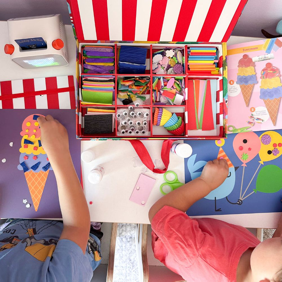 Craft Box For Kids - Pets Carnival Collage Sensory My Creative Box