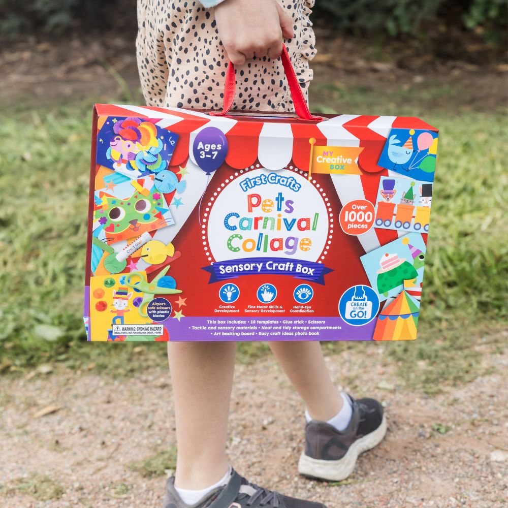 Craft Box For Kids - Pets Carnival Collage Sensory My Creative Box