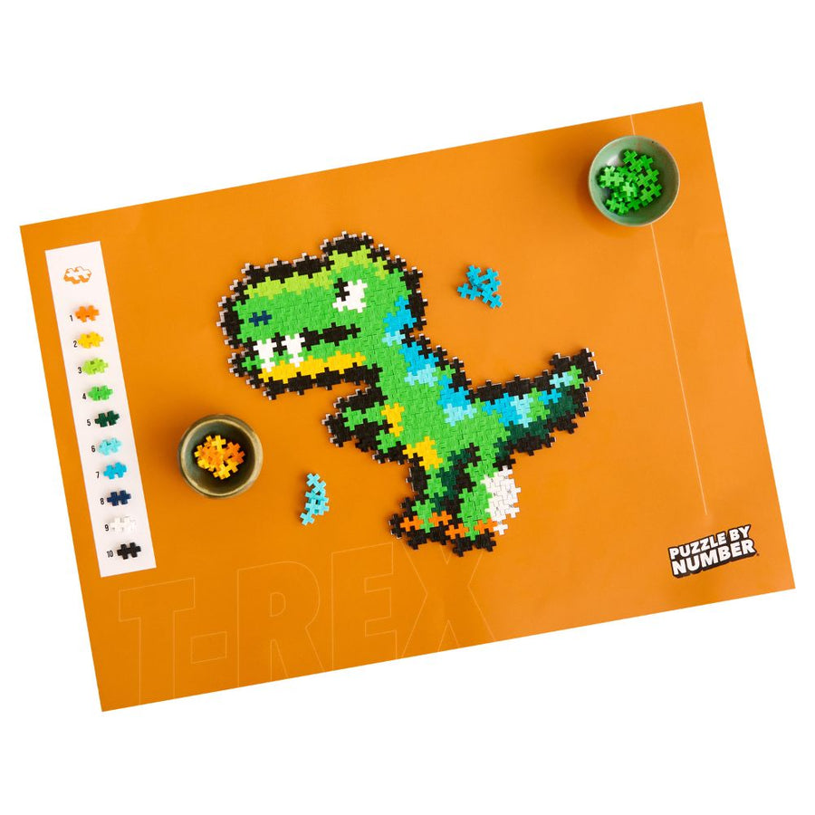 Plus Plus - Puzzle By Numbers - T-Rex