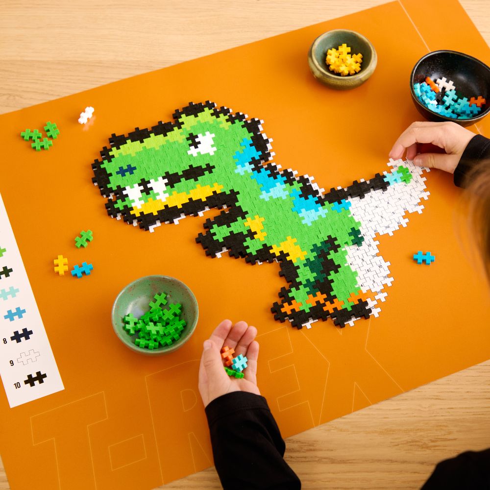 Plus Plus - Puzzle By Numbers - T-Rex