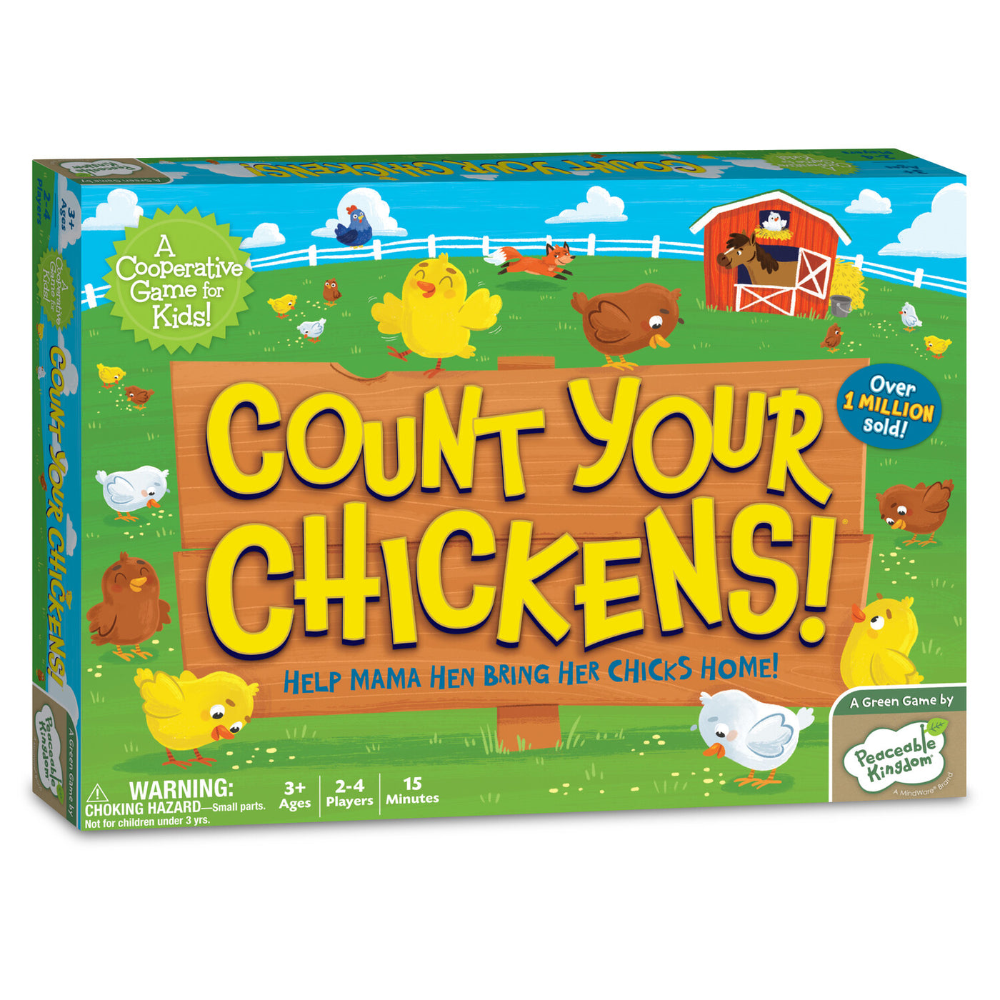 Peaceable Kingdom - Count Your Chickens Cooperative Game