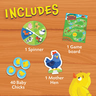 Peaceable Kingdom - Count Your Chickens Cooperative Game - Wonky Box