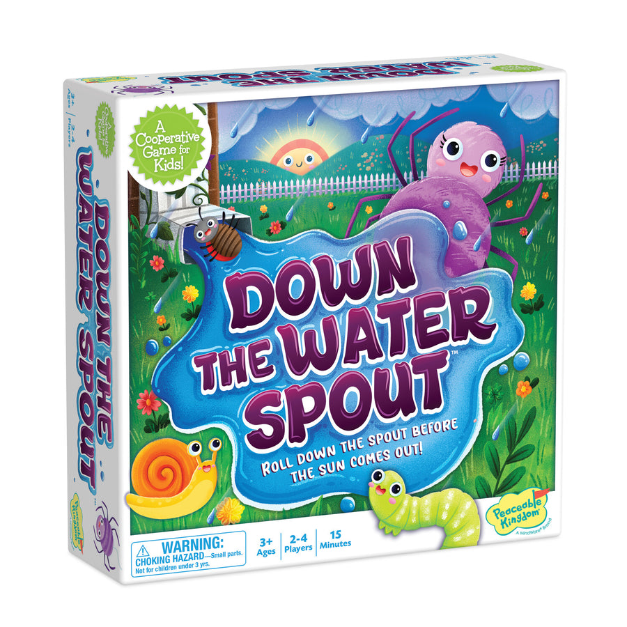 Peaceable Kingdom Down the Waterspout Cooperative Game for Kids 3+