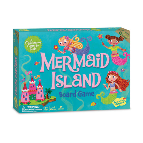 Mermaid Island Board Game Cooperative Games at Crafts4Kids