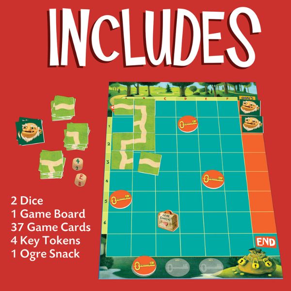 Peaceable Kingdom - Race to the Treasure Cooperative Game - Wonky Box