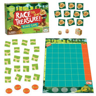 Peaceable Kingdom - Race to the Treasure Cooperative Game - Wonky Box