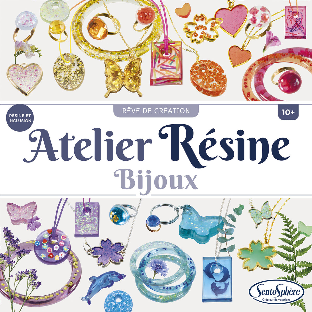 L'atelier de bijoux - Résine et inclusion Sentosphere | King Jouet L'atelier de bijoux - Résine et inclusion Sentosphere | King Jouet