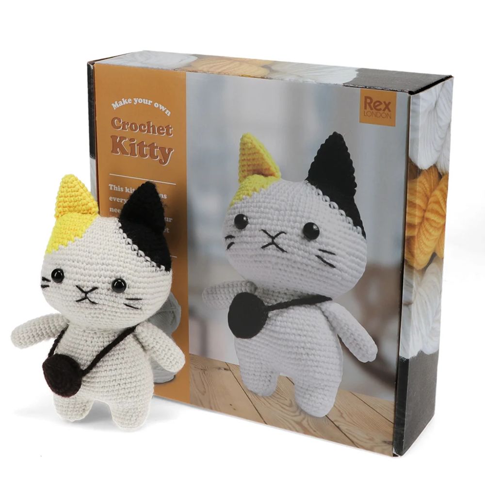 Rex London Crochet Your Own Kitty Crochet Kits| Sewing Kits for