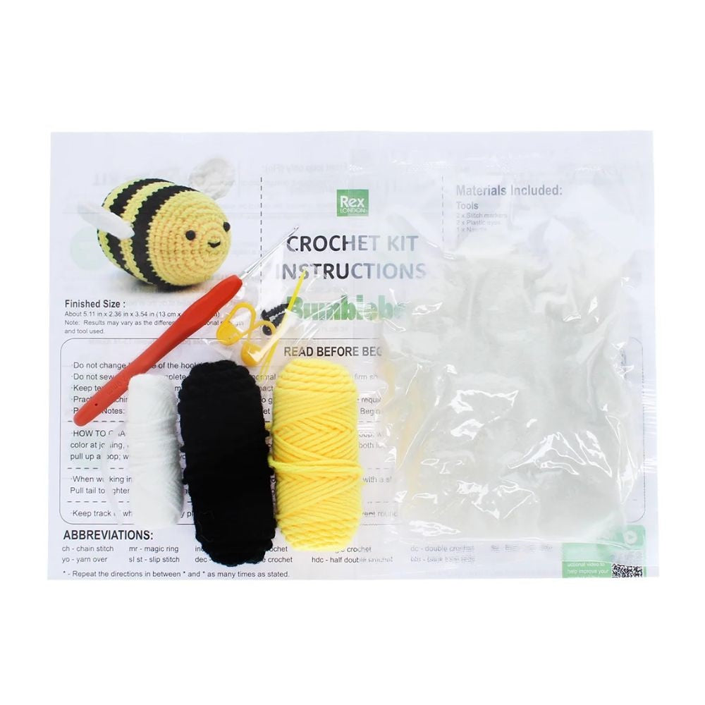 Rex London - Crochet Kit Bumblebee