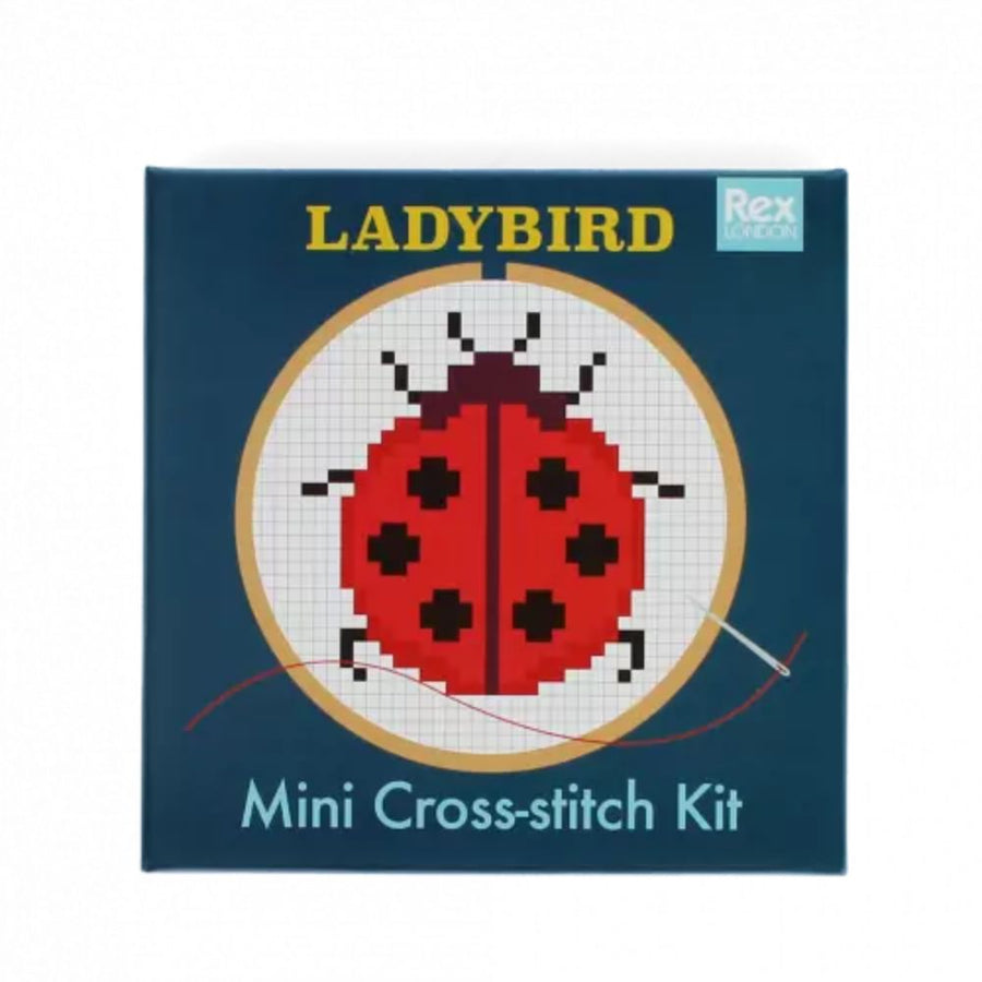 Rex London Ladybird Mini Cross Stitch Craft Kit