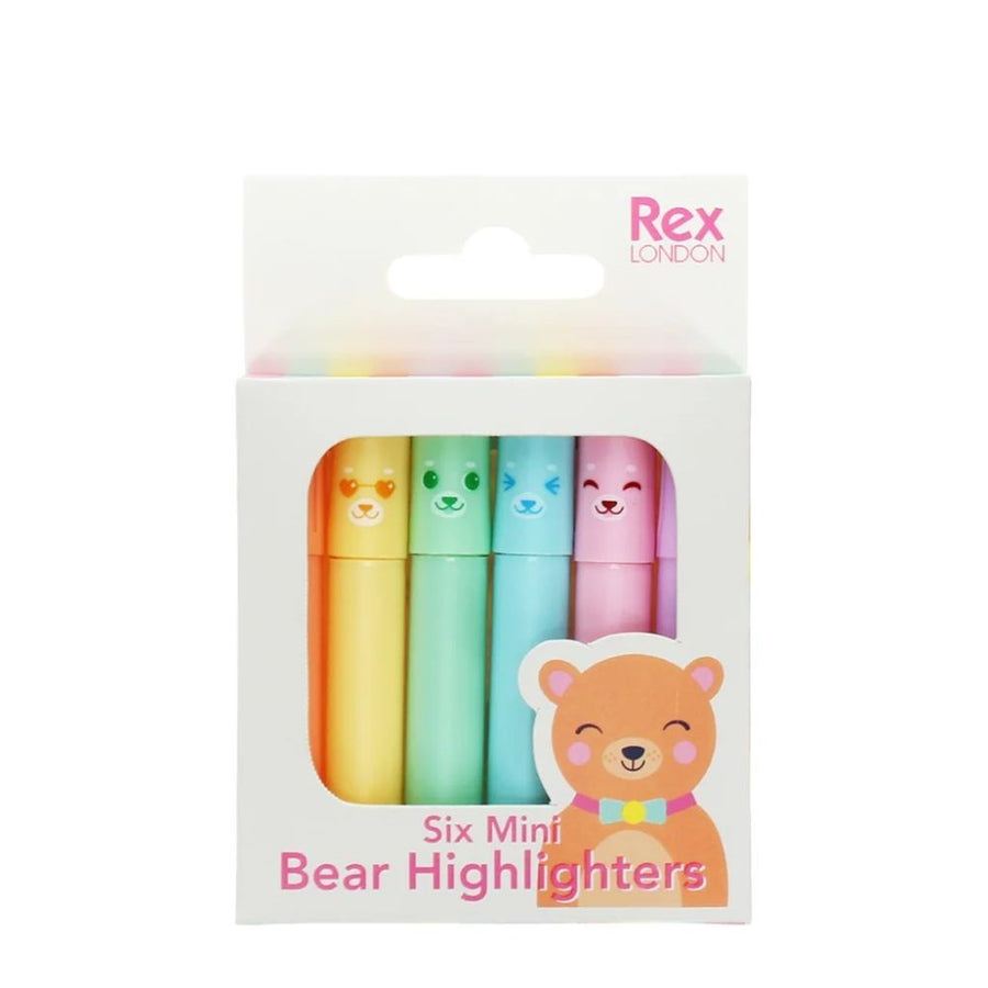 Rex London Mini Highlighters - Bear