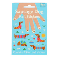 Rex London Sunny Sausage Dog Nail Stickers