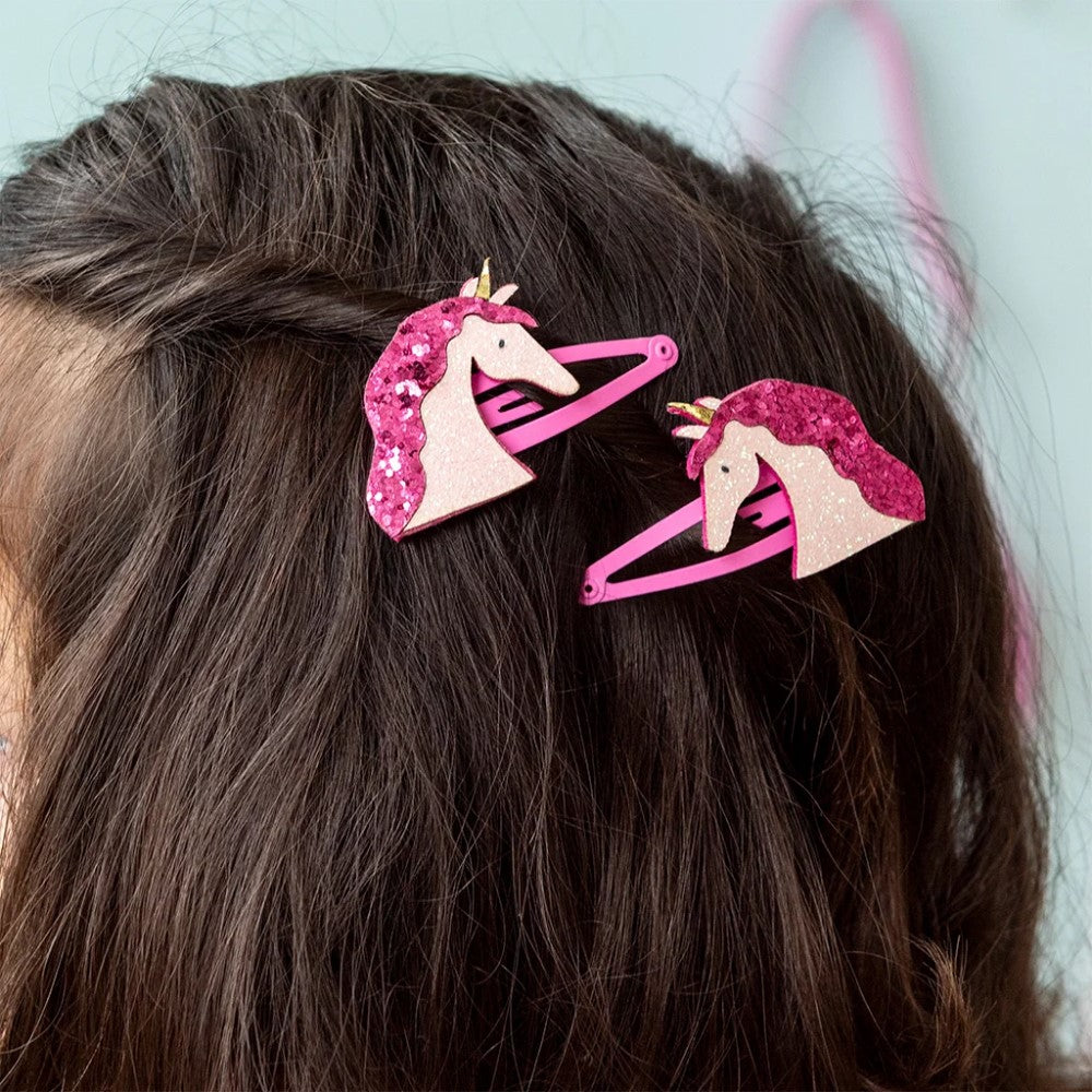 Rex London Unicorn Glitter Hair Clips