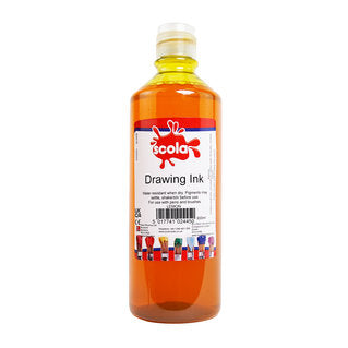 Scola Drawing Ink 600ml - Various Colours