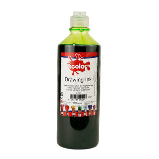 Scola Drawing Ink 600ml - Various Colours