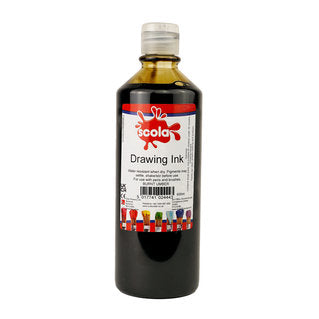 Scola Drawing Ink 600ml - Various Colours