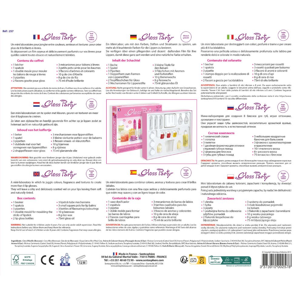 Sentosphere Gloss Party Workshop