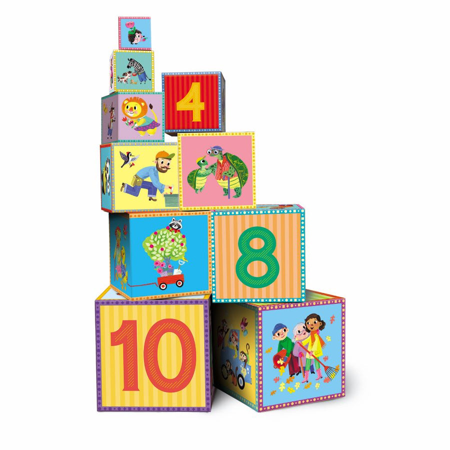 eeBoo Tot Tower - Good Deeds Stacking Toy for Toddlers