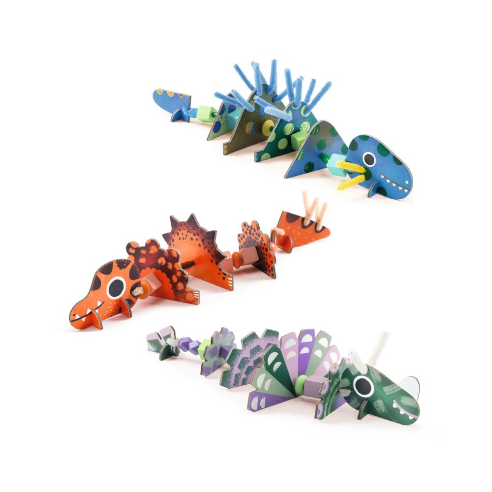 Terrible Dinos Pipe Cleaner Threading - Gifts For 3 Year Olds 1000 x 1000