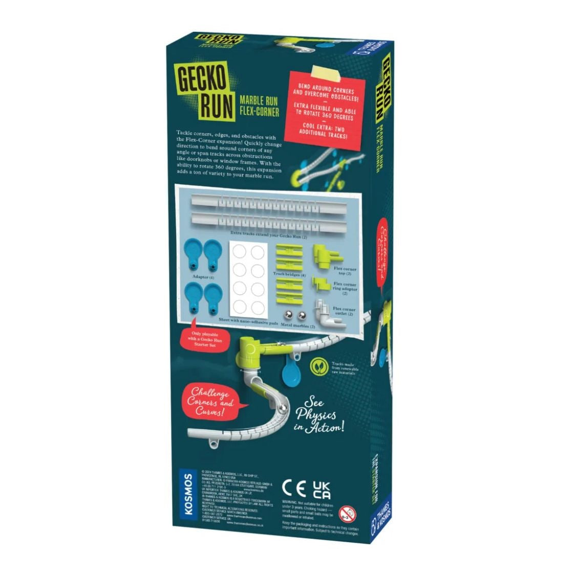 Thames & Kosmos Gecko Marble Run Expansion - Marble Run Spinners