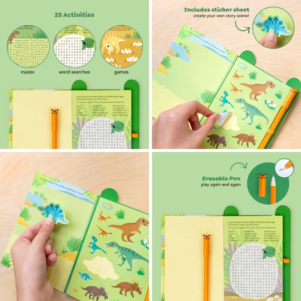 Tiger Tribe Busy Whiz Fun Activity Packs - Portable Play for 4-8 years