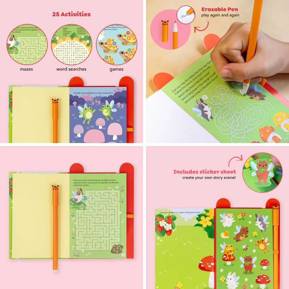 Tiger Tribe Busy Whiz Fun Activity Packs - Portable Play for 4-8 years