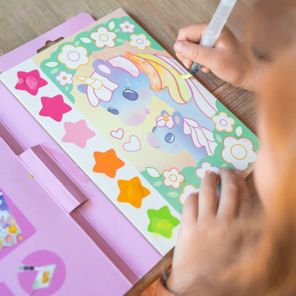Tiger Tribe Paint-A-Picture Set - Unicorn Skies - PREORDER