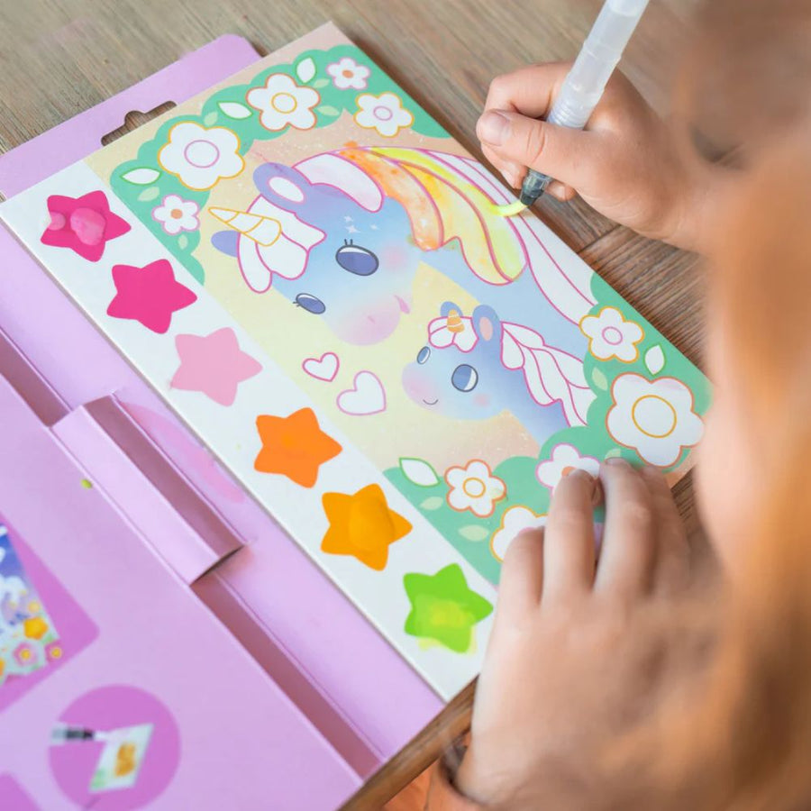 Tiger Tribe Paint-A-Picture Set - Unicorn Skies - PREORDER