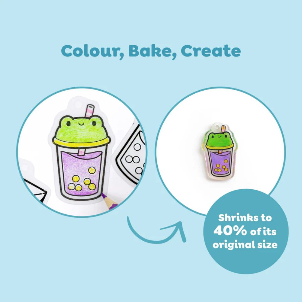 Tiger Tribe Shrinkorama - Charm Bracelet - Kawaii Drinks