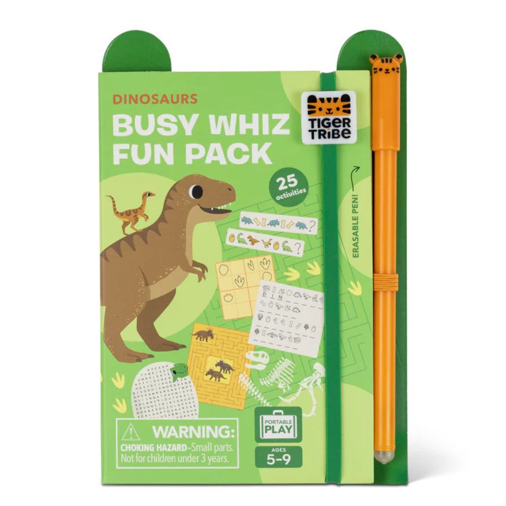 Tiger Tribe Busy Whiz Fun Activity Packs - Portable Play for 4-8 years