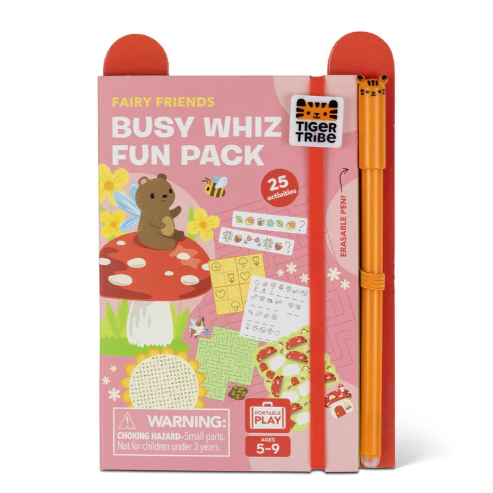 Tiger Tribe Busy Whiz Fun Activity Packs - Portable Play for 4-8 years