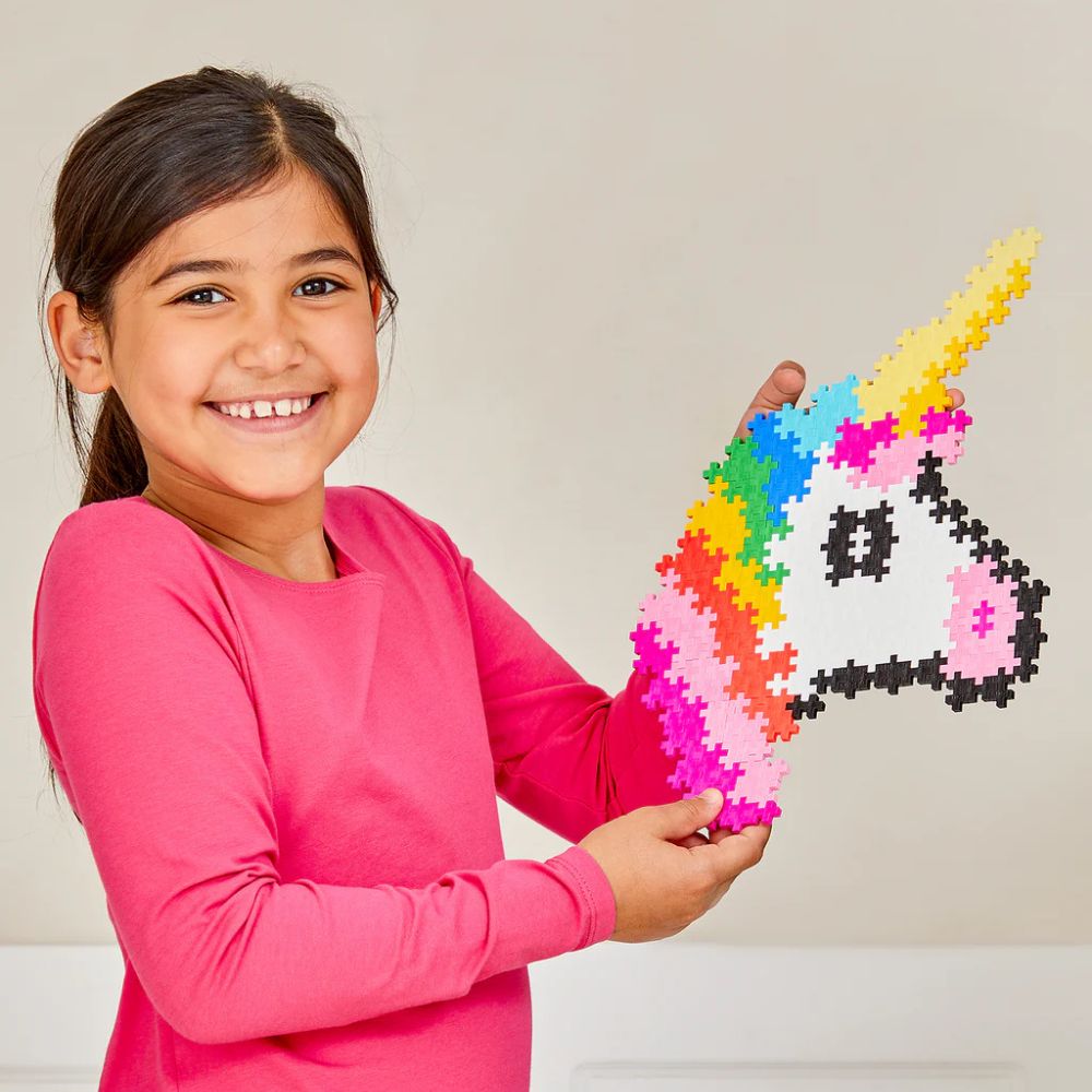 Building Set for Girls 5 years+ - Unicorn Puzzle By Numbers