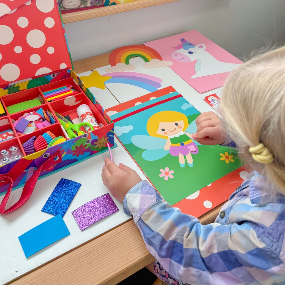 Unicorn and Fairy Collage Sensory Craft Box For Kids - My Creative Box