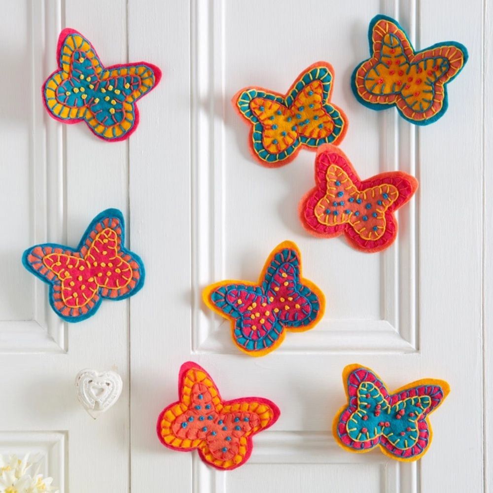 Wool Couture - Butterfly Garland Felt Craft Kit