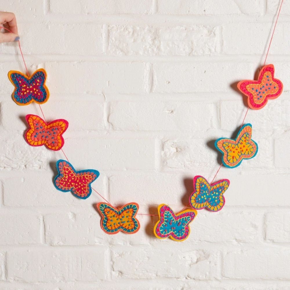 Wool Couture - Butterfly Garland Felt Craft Kit