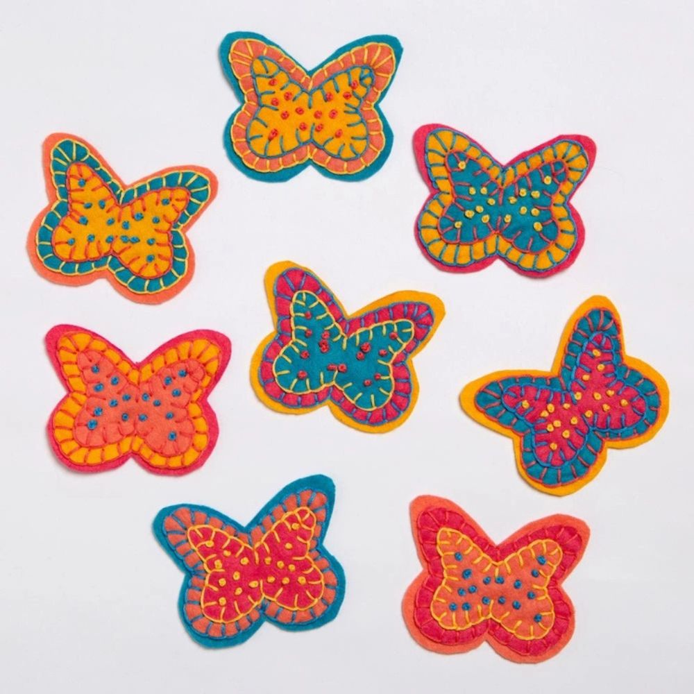 Wool Couture - Butterfly Garland Felt Craft Kit