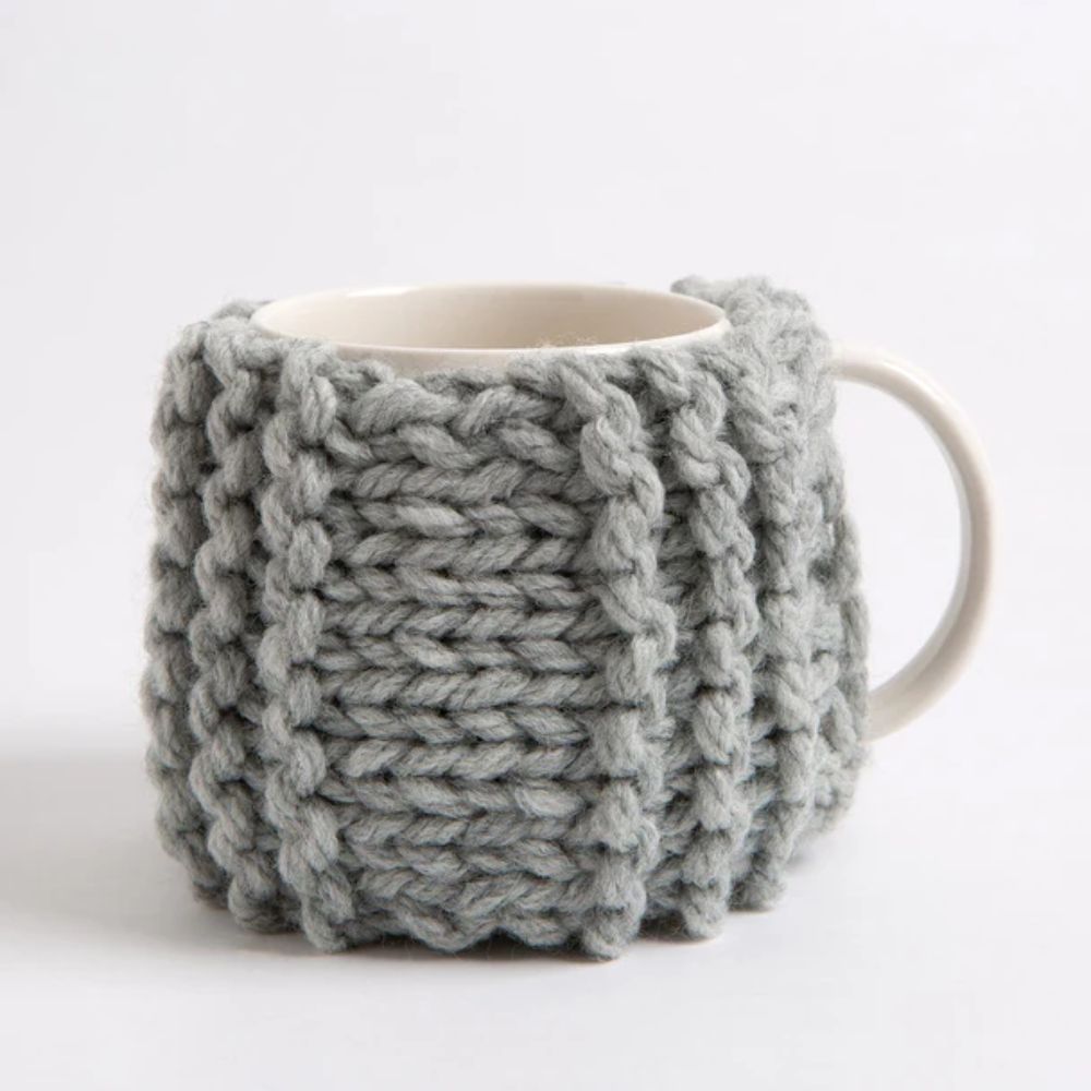 Wool Couture Ribbed Cup Cosy Knitting kit| Knitting Kits| Knitting