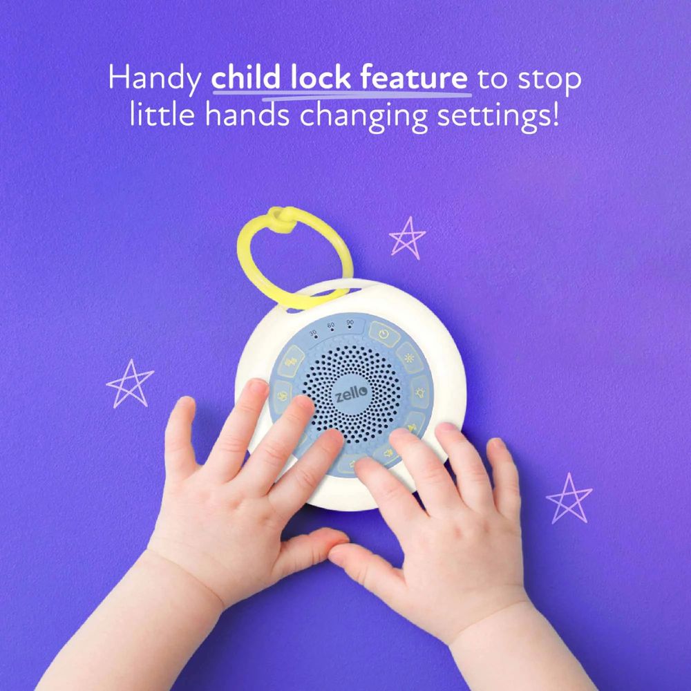 Zello Portable Pro Max Nightlight & White Noise Machine Baby Sleep Aid