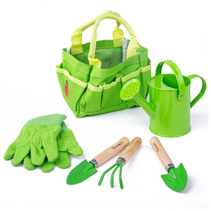 Bigjigs Tote Bag with Gardening Tools