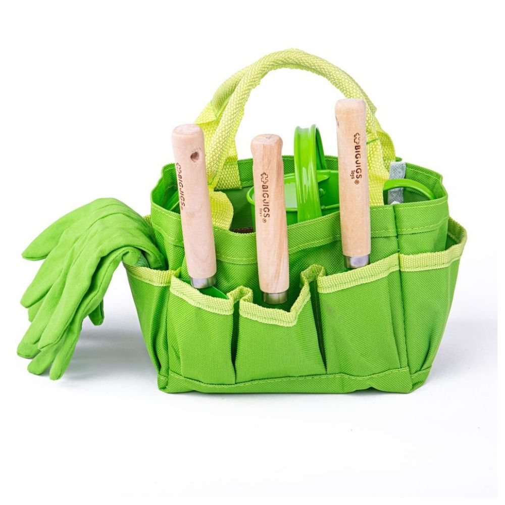 Bigjigs Tote Bag with Gardening Tools