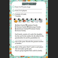 Djeco Card Games For Kids - Happy Family