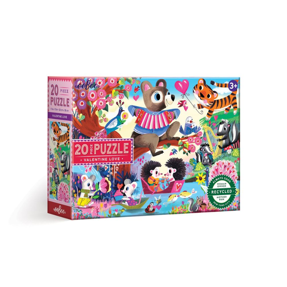 eeBoo Puzzle 20 Pieces - Valentine Love