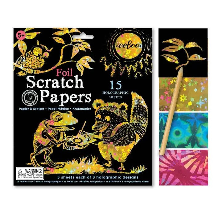 eeBoo Scratch Art Papers