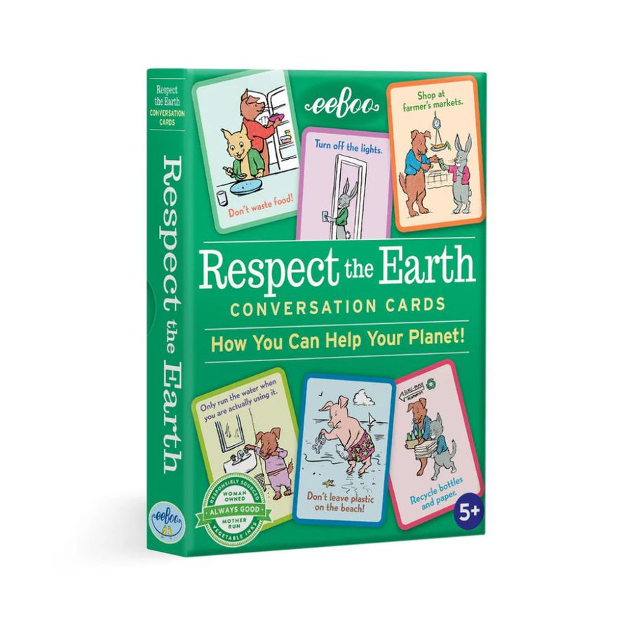 eeBoo Respect the Earth - Conversation Cards