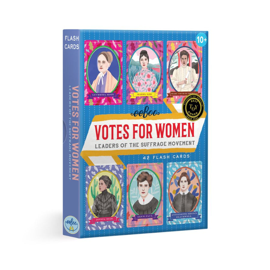 eeBoo Votes for Women Educational Cards