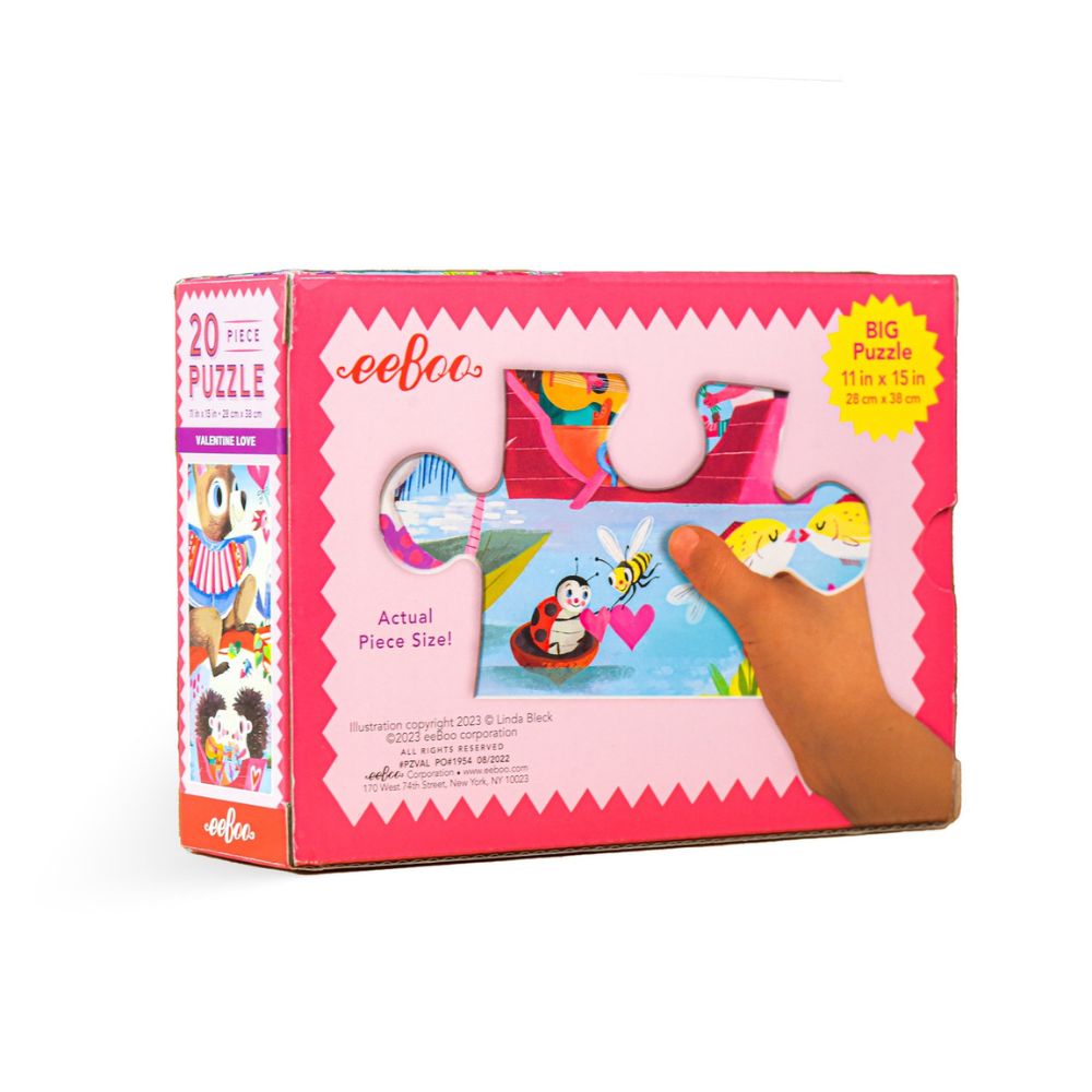 eeBoo Puzzle 20 Pieces - Valentine Love