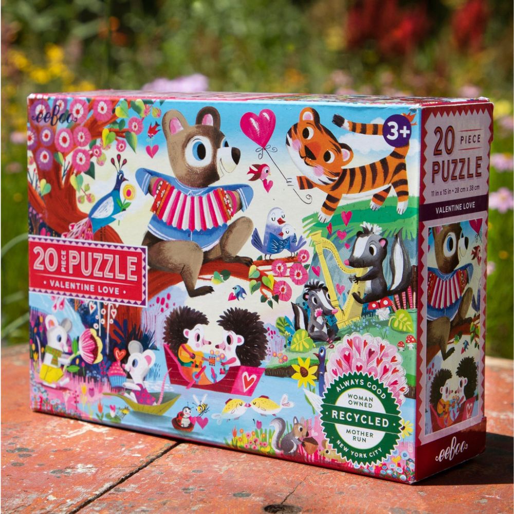 eeBoo Puzzle 20 Pieces - Valentine Love