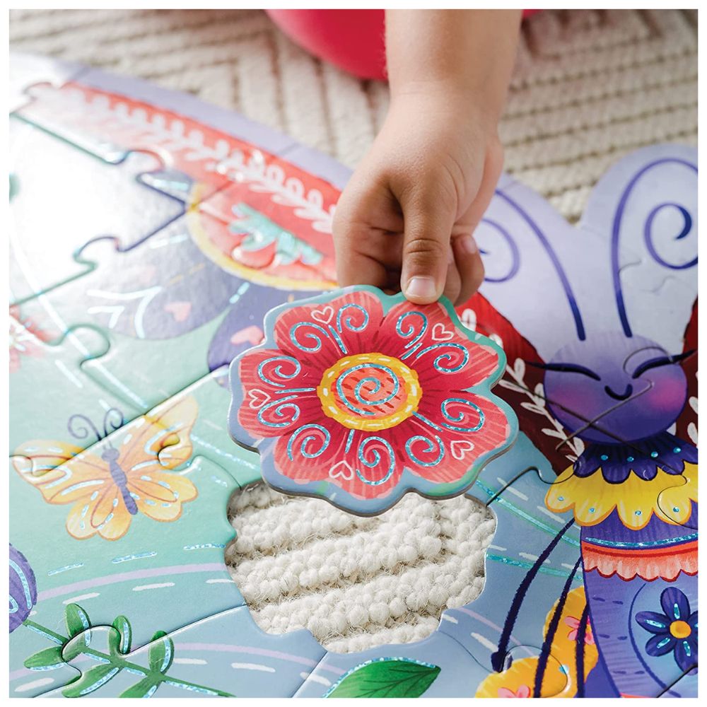 Peaceable Kingdom Shimmery Butterfly Floor Puzzle