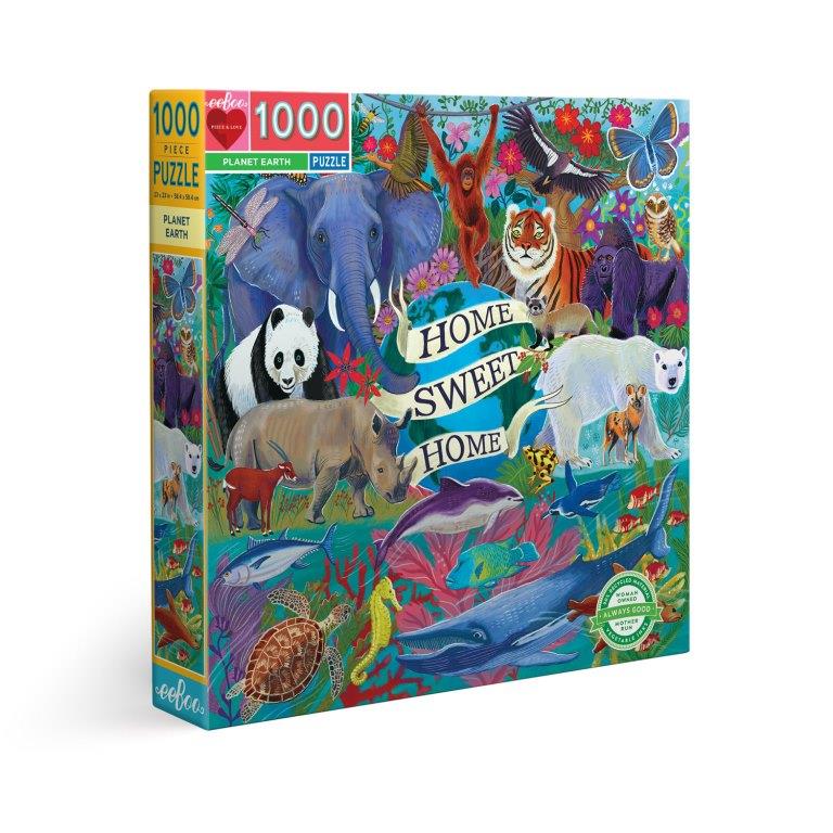 Eeboo 1000 Piece Puzzle - Planet Earth