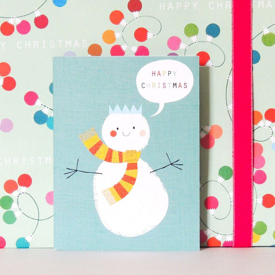Mini Snowman Christmas Card